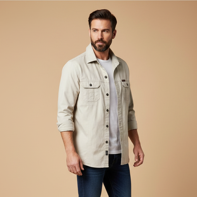 On-Model Overshirt